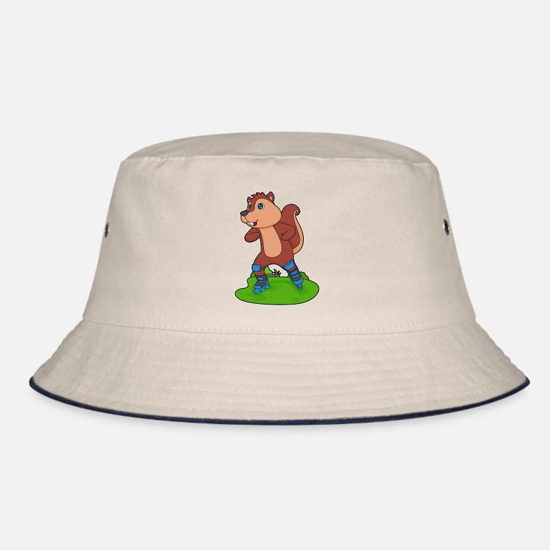 Eichhörnchen Inlineskating Rollschuhe Bucket Hat