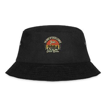 Juin 2004 19 Ans Anniversaire Vintage Idée Cadeau - Bob - noir - Devant - Lela (165cm)