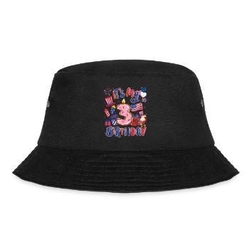 Es Ist Mein 3 Geburtstag Eagle 4. Juli - Bucket Hat - Schwarz - Vorne - Lela (165cm)