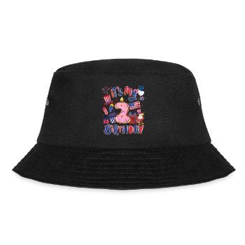 Es Ist Mein 2 Geburtstag Eagle 4. Juli - Bucket Hat - Schwarz - Vorne - Lela (165cm)