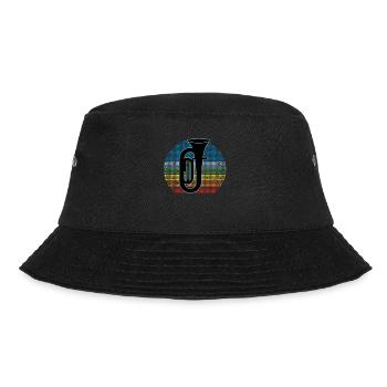 Tuba Player Tuba Musical Instrument - Bucket Hat - black - Front - Lela (165cm)