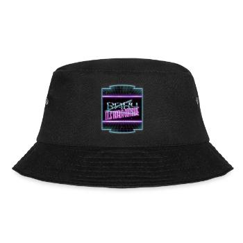 Awesome Dinosaur Lover Bodybuilding Computer - Bucket Hat - black - Front - Lela (165cm)
