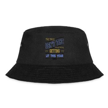 Bedroom Beach Holiday Jokes Bodybuilding Dork - Bucket Hat - black - Front - Lela (165cm)