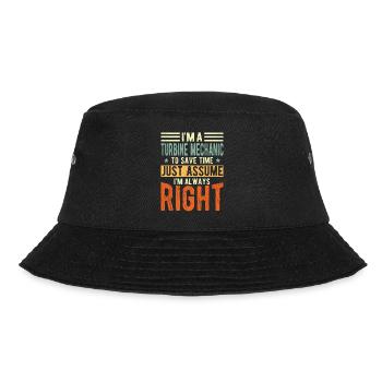 Turbine mechanic - Bucket Hat - black - Front - Lela (165cm)