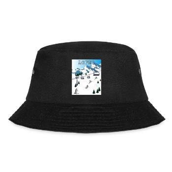 SCHI FAHREN LOFER - Bucket Hat - Schwarz - Vorne - Lela (165cm)