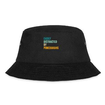 Easily Distracted By Pomeranians - Bucket Hat - black - Front - Lela (165cm)