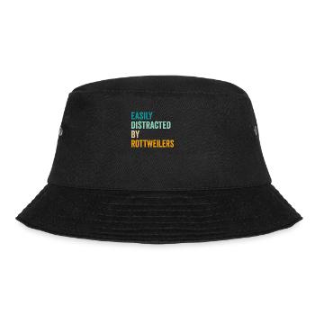 Easily Distracted By Rottweilers - Bucket Hat - black - Front - Lela (165cm)