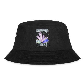 Crystal Crystal-Power Healing Esoteric Crystals - Bucket Hat - black - Front - Lela (165cm)