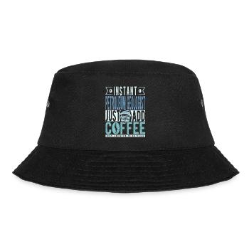 Petroleum geologist coffee saying - Bucket Hat - black - Front - Lela (165cm)