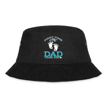 First Time Dad 2023 - Bucket Hat - black - Front - Lela (165cm)