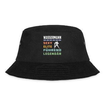 WASSERMANN - Bucket Hat - Schwarz - Vorne - Lela (165cm)