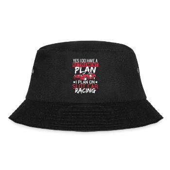 Yes I Do Have A Retirement Plan Slot Car Racing - Bucket Hat - black - Front - Lela (165cm)