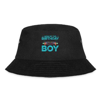 Mom Of The Birthday Boy Lasertag Player Lasergame - Bucket Hat - Schwarz - Vorne - Lela (165cm)