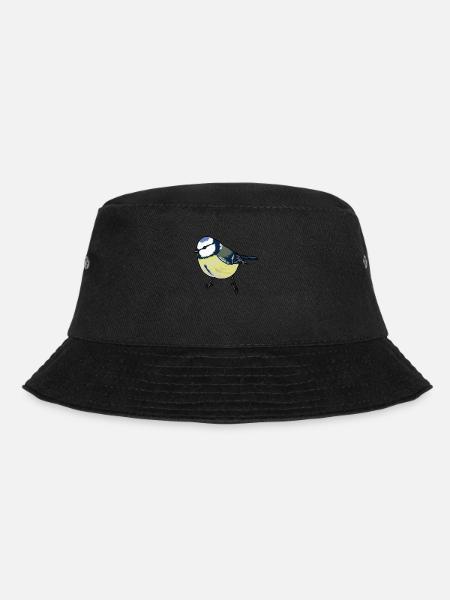 Blue Tit Bird Of The Year Blue Tit - Bucket Hat - black