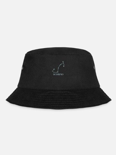 Sternkonstellation Sternzeichen Skorpion - Bucket Hat - Schwarz