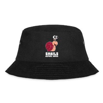 Snails before dates - Bucket Hat - black - Front - Lela (165cm)