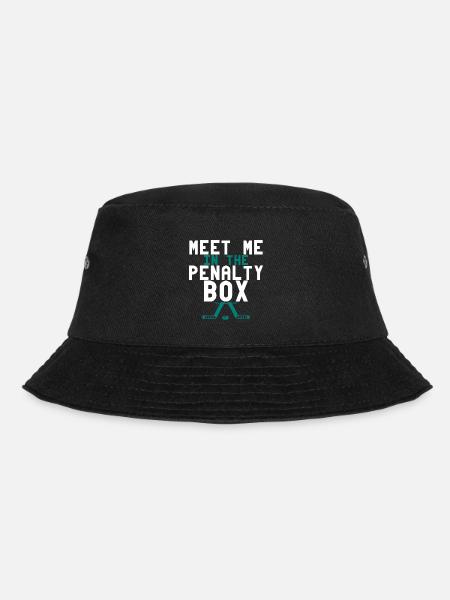Meet Me In The Penalty Box 4 - Bucket Hat - black