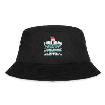 Bonus Mama Weihnachten Stiefmama Geschenk - Bucket Hat - Schwarz - Vorne - Lela (165cm)