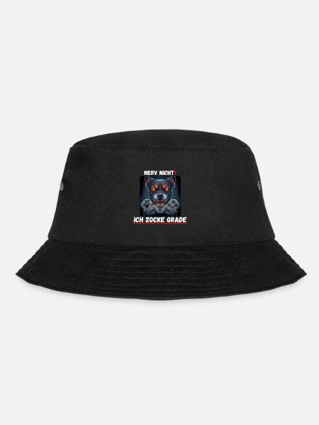 Nerv nicht - Ich zocke grade (Hund) 3 - Bucket Hat - Schwarz