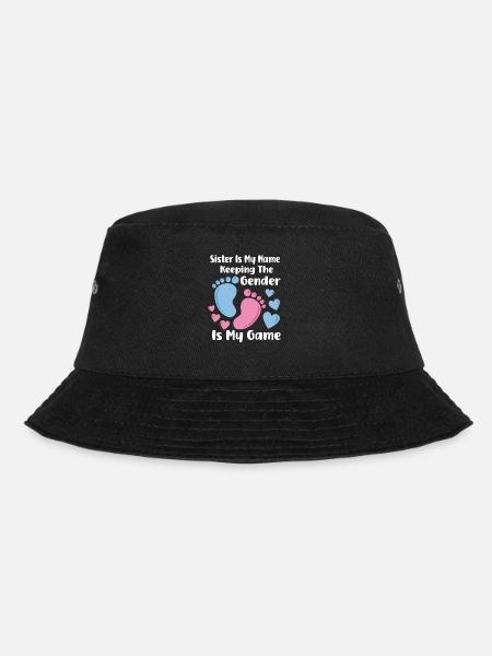 Gender Reveal Schwangerschaft Baby Party - Bucket Hat - Schwarz