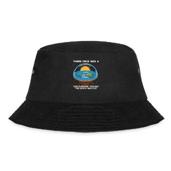 Flat Earth Theory Flat Earth Army Earth - Bucket Hat - black - Front - Lela (165cm)