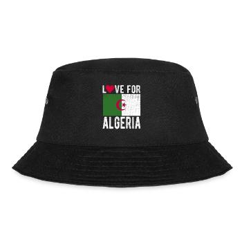 Algerien Souvenir - Bucket Hat - Schwarz - Vorne - Lela (165cm)