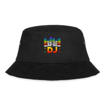 Rave Festival Techno Disko DJ Festival - Bucket Hat - Schwarz - Vorne - Lela (165cm)