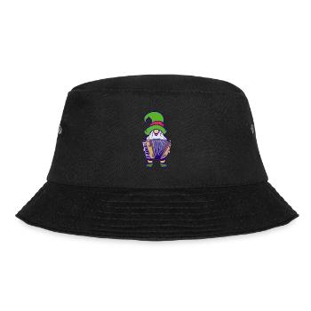 Weihnachtswichtel Akkordeon - Akkordeonspieler - Bucket Hat - Schwarz - Vorne - Lela (165cm)