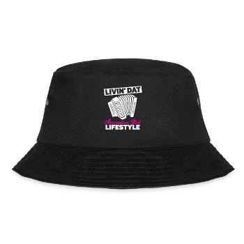 Livin' Dat Accordion Girl Lifestyle Akkordeon - Bucket Hat - Schwarz - Vorne - Lela (165cm)