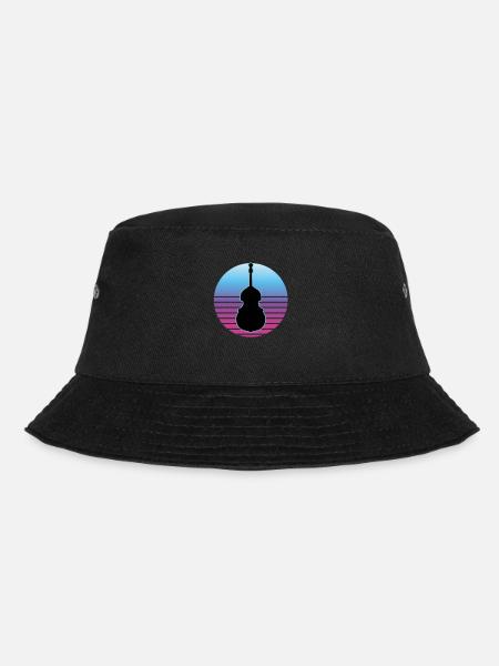Kontrabass - Bucket Hat - Schwarz