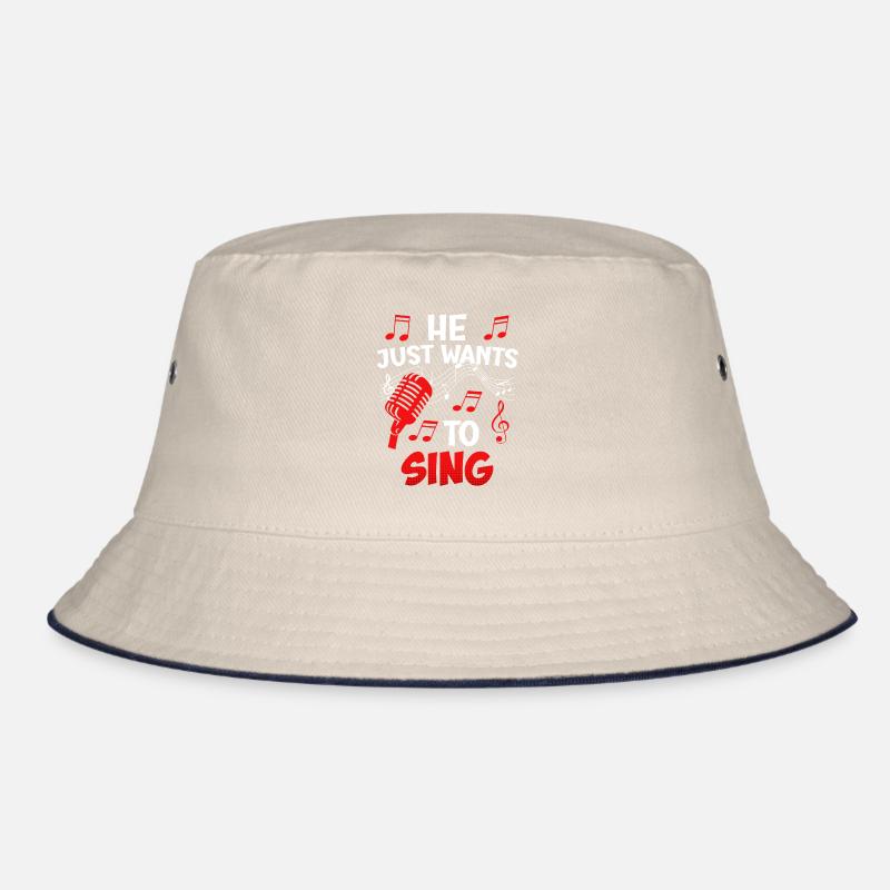 Musiker Sänger Der tut nichts der will nur singen Bucket Hat