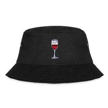 Verre de vin rouge Vin - Bob - noir - Devant - Lela (165cm)