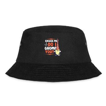 Gartenzwerge Gnome Lover Funny Gnome Gardening - Bucket Hat - Schwarz - Vorne - Lela (165cm)