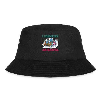 I Identify As Santa 16 - Bucket Hat - Schwarz - Vorne - Lela (165cm)