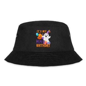 Es Ist Mein 10. Geburtstag Spooky Ghost Halloween - Bucket Hat - Schwarz - Vorne - Lela (165cm)
