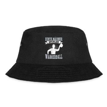 Wasserballer Wassersport Sport Wasserball - Bucket Hat - Schwarz - Vorne - Lela (165cm)