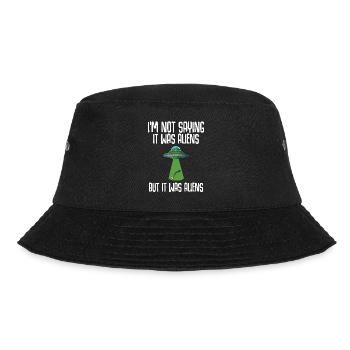 Leg surgery wheelchair lost leg - Bucket Hat - black - Front - Lela (165cm)