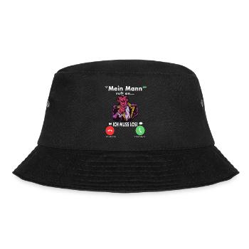 Meine Mann Teufel Lustig Humor Hochzeitstag - Bucket Hat - Schwarz - Vorne - Lela (165cm)