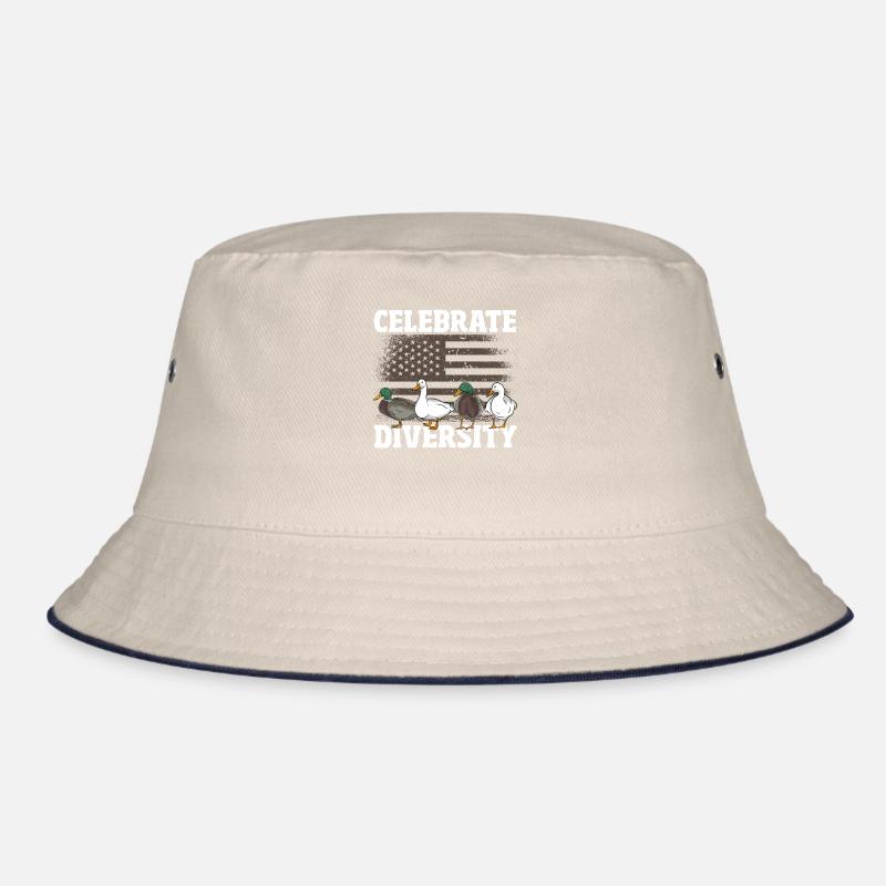 Enten Vielfalt Wasservogel Bucket Hat