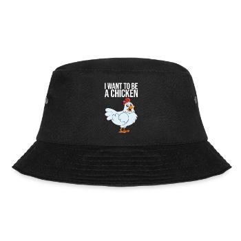 Je veux être un poulet - Bob - noir - Devant - Lela (165cm)