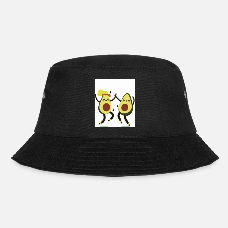 dancing avocados - Bucket Hat - black