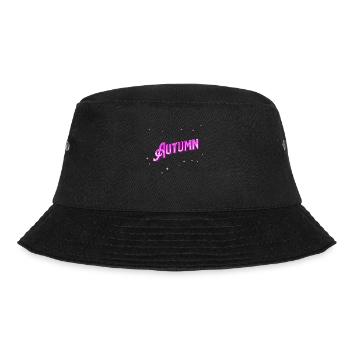 Autumn Namen personalisiert - Bucket Hat - Schwarz - Vorne - Lela (165cm)
