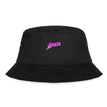 Amaya name personalized - Bucket Hat - black - Front - Lela (165cm)