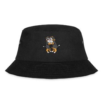 Bernedoodle Lovers Dog Dog Owner - Bucket Hat - black - Front - Lela (165cm)