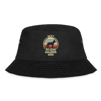 Hund Mom - Belgier Malinois - Bucket Hat - Schwarz - Vorne - Lela (165cm)