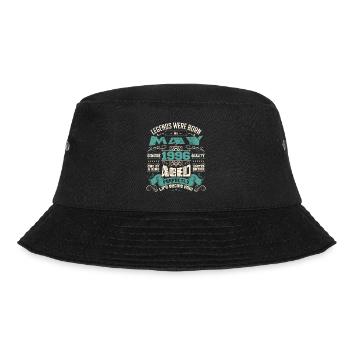 Legends wurden im Mai 1996 geboren | Limitierte Auflage - Bucket Hat - Schwarz - Vorne - Lela (165cm)