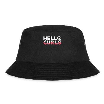 Lockige Haare Sind Mir Egal - Bucket Hat - Schwarz - Vorne - Lela (165cm)
