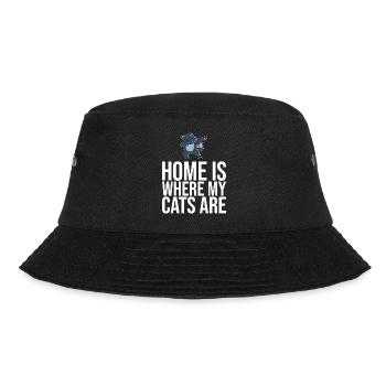 Dabbing Cat Funny Cat - Bucket Hat - black - Front - Lela (165cm)