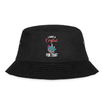Yoga Namaste Kristall Sammler Chakra - Bucket Hat - Schwarz - Vorne - Lela (165cm)