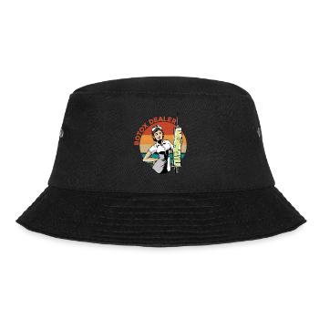 Botox Dealer 7 - Bucket Hat - Schwarz - Vorne - Lela (165cm)